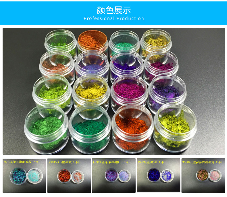 Color chameleon pearlescent pigment